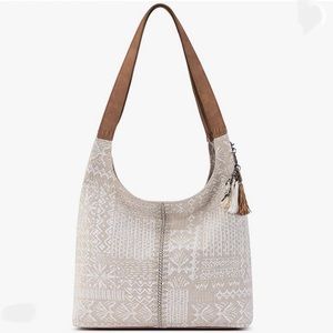 Sakroots Hermosa Hobo in White Tribal Beauti